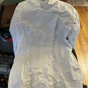 White Wrap-Style chef Top
